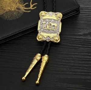 COPY - New western faith cowboy man praying at cross with horse bolo tie